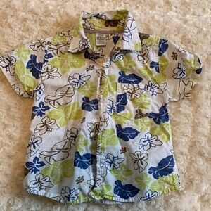 Cute Hawaiian print shirt by Zara baby, size 12-18m